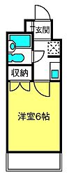 エミネントプラザ 1Kの間取図画像