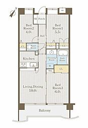 PLENDY東浦和 3LDKの間取図画像