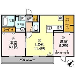 物件の間取り
