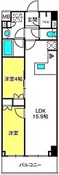 TSレジデンス東川口 2LDKの間取図画像