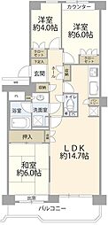 間取図画像 3LDK