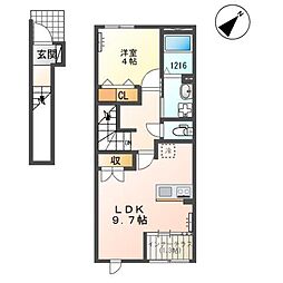 間取図画像 1LDK
