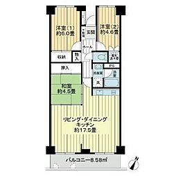 長町サンハイツＣ棟 7階/-