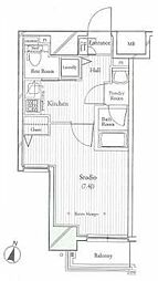 フィットエル仙台一番町 1Kの間取図画像