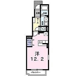 アクティブ・H ワンルームの間取図画像