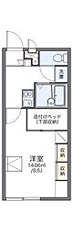 レオパレスサンハイム岩切 1Kの間取図画像