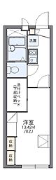 レオパレス菊 1Kの間取図画像