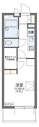 レオパレス福田町南 1Kの間取図画像
