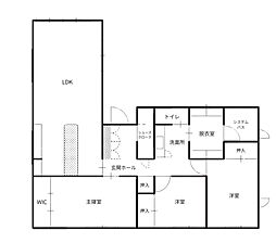 水道光熱費等コミコミな平屋