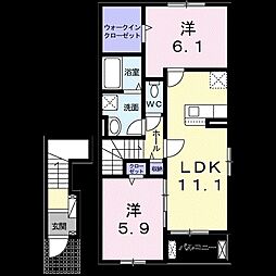 ブレスサイドヒルズI 2階/-