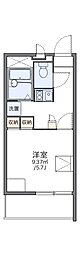 レオパレスヒルウイング 1Kの間取図画像