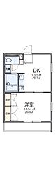 レオパレス保春院Part1 1DKの間取図画像