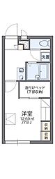 レオパレス仙港SK2 1Kの間取図画像