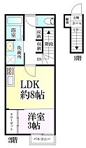 シルバーフォレスト  ｜ 宮城県仙台市宮城野区清水沼 1丁目2-7-5（賃貸アパート1LDK・2階・34.30㎡） その2