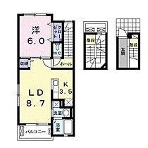 リーブスガーデン  ｜ 宮城県仙台市太白区四郎丸（賃貸アパート1LDK・3階・53.34㎡） その2