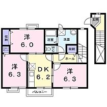 ヴァンクエット湯向  ｜ 宮城県仙台市太白区秋保町湯向（賃貸アパート3DK・2階・62.69㎡） その2