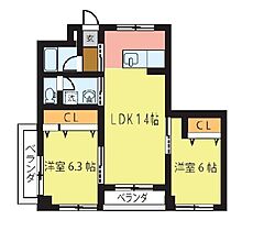 第4ジーオンビル  ｜ 宮城県仙台市青葉区落合 1丁目15-21（賃貸マンション2LDK・1階・56.12㎡） その2