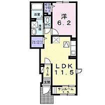 ククナ  ｜ 宮城県柴田郡柴田町大字上名生（賃貸アパート1LDK・1階・43.61㎡） その2