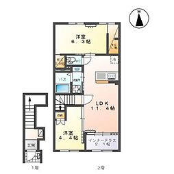小田原3丁目新築アパート 2階/-
