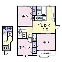 エクレール門野I 2階