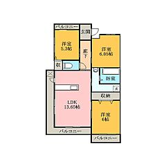 物件の間取り