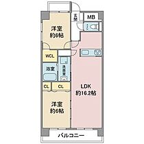 愛知県名古屋市守山区川北町（賃貸マンション2LDK・3階・61.11㎡） その2