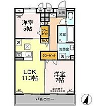 愛知県名古屋市西区花原町（賃貸アパート2LDK・1階・58.62㎡） その2