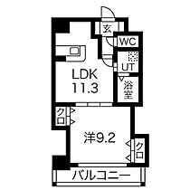 愛知県名古屋市東区葵２丁目（賃貸マンション1LDK・2階・45.76㎡） その2