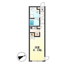 愛知県名古屋市千種区内山２丁目（賃貸マンション1R・4階・25.11㎡） その2