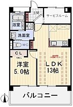 愛知県名古屋市北区如意１丁目（賃貸マンション1LDK・4階・44.74㎡） その2