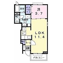 愛知県名古屋市東区出来町３丁目（賃貸アパート1LDK・1階・37.13㎡） その1