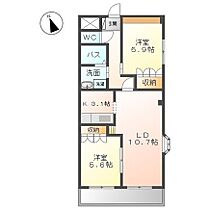 愛知県名古屋市西区南堀越１丁目（賃貸アパート2LDK・2階・58.32㎡） その2