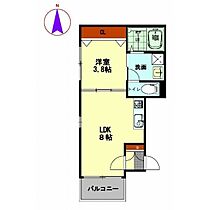 愛知県名古屋市西区上名古屋１丁目（賃貸アパート1LDK・1階・28.80㎡） その2