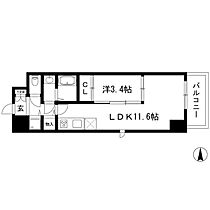 愛知県名古屋市東区相生町（賃貸マンション1LDK・4階・38.34㎡） その2