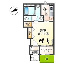 愛知県名古屋市西区南堀越１丁目（賃貸アパート1K・1階・33.86㎡） その2