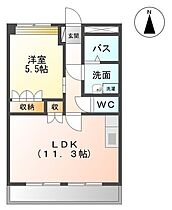 愛知県名古屋市西区児玉１丁目（賃貸アパート1LDK・3階・41.04㎡） その2