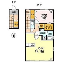 愛知県名古屋市守山区城土町（賃貸アパート1LDK・2階・62.26㎡） その1