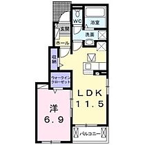 愛知県名古屋市守山区大字上志段味字青里掛（賃貸アパート1LDK・1階・44.20㎡） その2