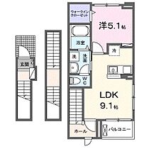 愛知県名古屋市西区比良１丁目（賃貸アパート1LDK・1階・42.20㎡） その2