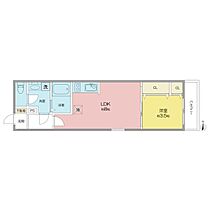 愛知県名古屋市北区瑠璃光町１丁目（賃貸アパート1LDK・3階・30.80㎡） その2