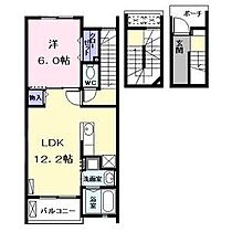 愛知県名古屋市西区五才美町（賃貸アパート1LDK・3階・53.33㎡） その2