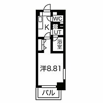 愛知県名古屋市東区泉２丁目（賃貸マンション1K・3階・25.51㎡） その2