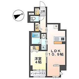 間取図画像 1LDK