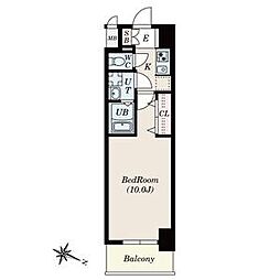 S-RESIDENCE春日井 1Kの間取図画像