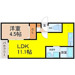 間取図画像 1LDK