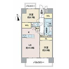物件の間取り