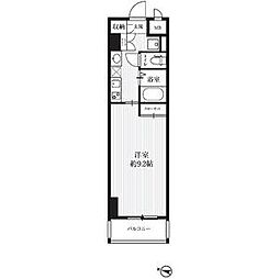 HF久屋大通レジデンス 1Kの間取図画像