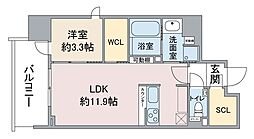 URBAN-HEALHISAYAODORIPARK 1LDKの間取図画像