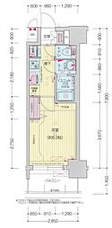 プレサンス千種駅前レイズ 1Kの間取図画像