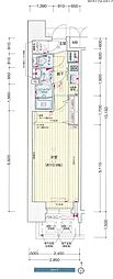 プレサンス丸の内リラティ 1Kの間取図画像